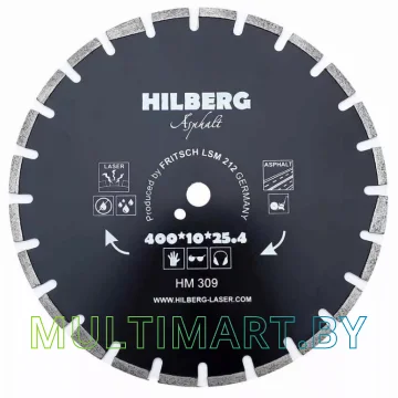 Отрезной диск алмазный Hilberg HM309